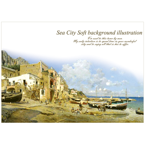 280 수제냅킨 Sea City A3