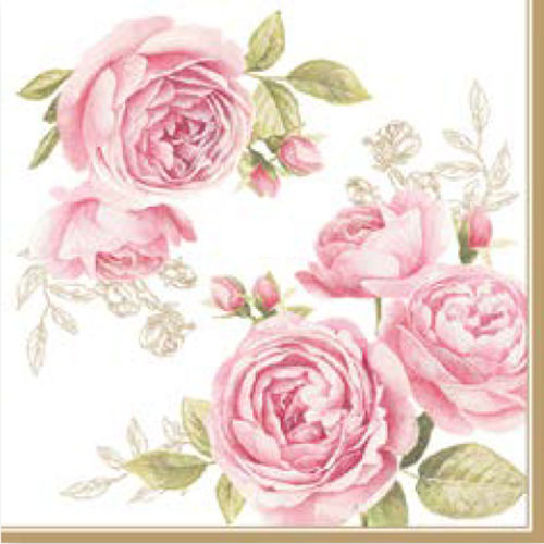 냅킨아트 CATE Delicate Roses 냅킨20매 33x33cm 0561
