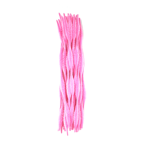 울리불리 모루줄 핑크 30cm 0.6~1.2cm 25개입
