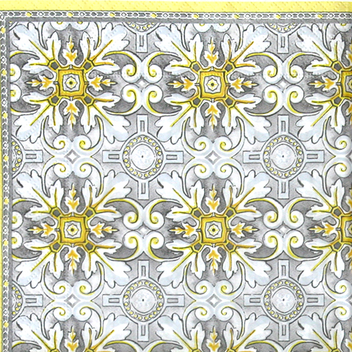 냅킨아트 R0414#MAIG Maiolica Grey 냅킨20매 33x33cm 1545