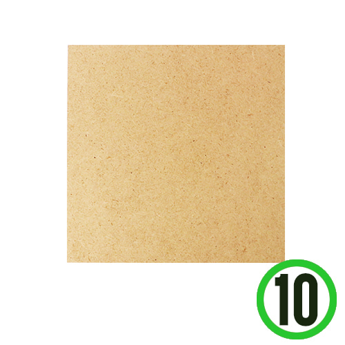 MDF 정사각판 10x10cm 10개입