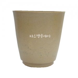 원형 아이보리 화분 17.5x17.5cm 