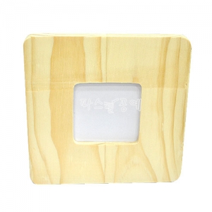 원목 정사각 사진 액자 20x20x1.5cm 