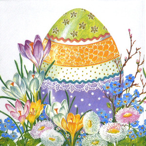 냅킨아트 L599000 DECORATIVE EASTER EGG 33x33cm 0873