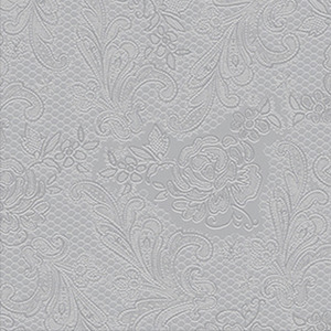 냅킨아트 007313 Lace Embossed Silver 냅킨20매 25x25cm 0826