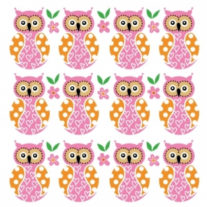 냅킨아트 3331811 Owl family 냅킨20매 33x33cm 0436