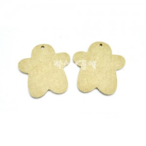 진저 오너먼트 7.5x8cm 두께 4mm 10개입