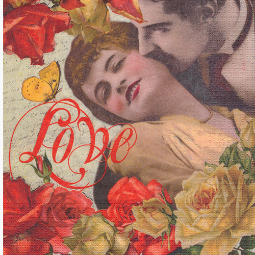 냅킨아트 1331193 Vintage Kiss 냅킨20매 33x33cm 0846