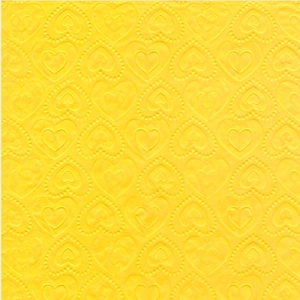 냅킨아트 LH17970 CARINO UNI Yellow 냅킨20매 33x33cm 0058